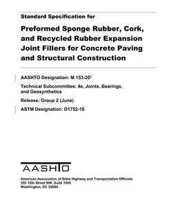 AASHTO M 153