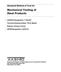 AASHTO T 244