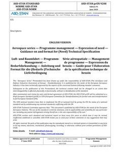 ASD-STAN prEN 9208