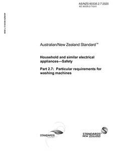 AS/NZS 60335.2.7