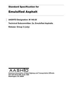 AASHTO M 140