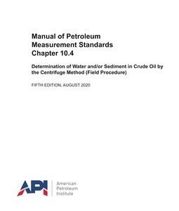 API MPMS Chapter 10.4