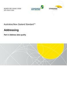 AS/NZS ISO 19160.3