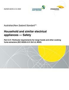 AS/NZS 60335.2.31