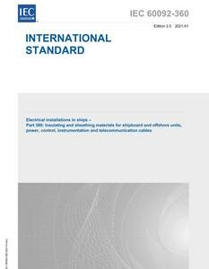 IEC 60092-360 Ed. 2.0 en