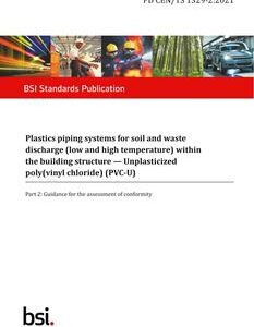 BS PD CEN/TS 1329-2