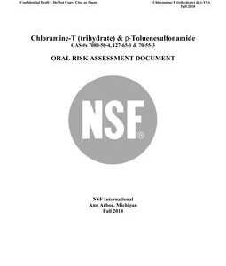 NSF Chloramine-T (trihydrate) & p-Toluenesulfonamide - 2018