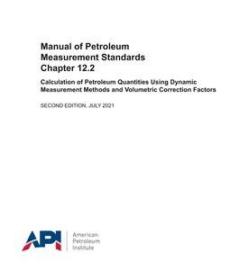 API MPMS Chapter 12.2