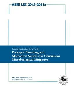 ASSE (Plumbing) LEC 2012