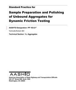 AASHTO PP 103