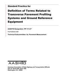 AASHTO PP 111