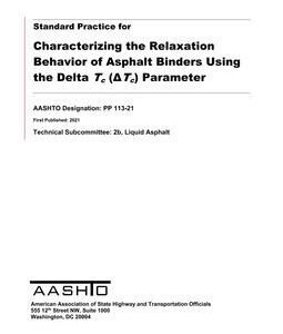 AASHTO PP 113