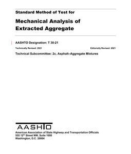 AASHTO T 30