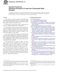 ASTM E2914/E2914M