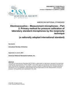 ASA S1.15 Part 2