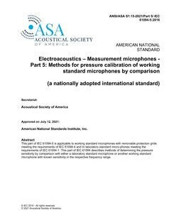 ASA S1.15 Part 5