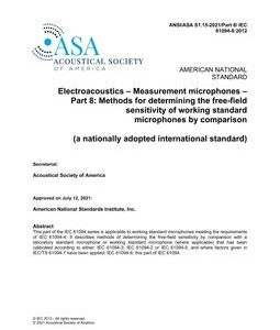 ASA S1.15 Part 8