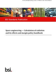 BS PD CEN/CLC/TR 17603-10-12