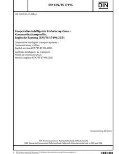 DIN CEN/TS 17496