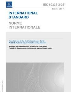 IEC 60335-2-28 Ed. 5.0 b
