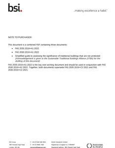 BS PAS 2035/2030