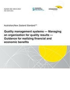 AS/NZS ISO 10014