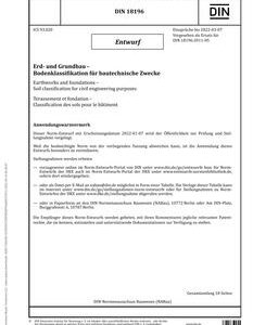 DIN 18196 - DRAFT