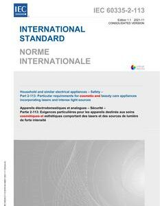 IEC 60335-2-113 Ed. 1.1 b