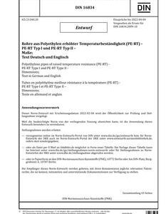 DIN 16834 - DRAFT