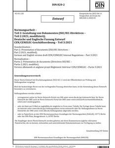 DIN 820-2 - DRAFT