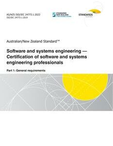 AS/NZS ISO/IEC 24773.1