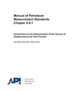 API MPMS Chapter 4.9.1