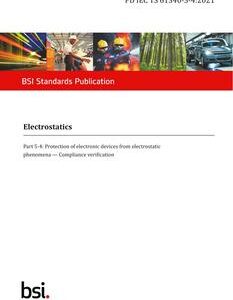 BS PD IEC TS 61340-5-4
