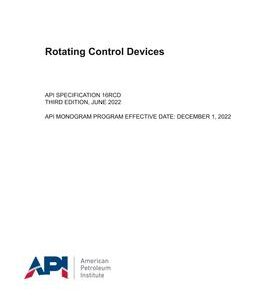 API Spec 16RCD