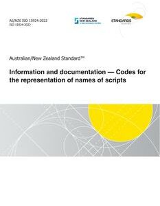 AS/NZS ISO 15924