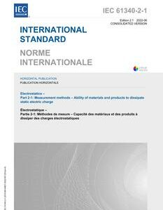 IEC 61340-2-1 Ed. 2.1 b