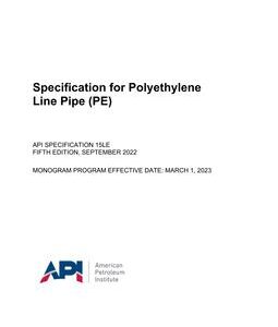 API Spec 15LE