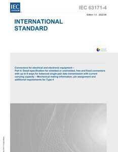 IEC 63171-4 Ed. 1.0 en
