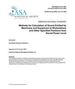 ASA S12.44