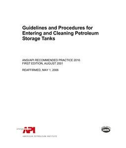 API RP 2016 (R2006)