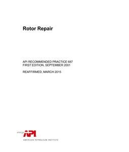 API RP 687 (R2015)