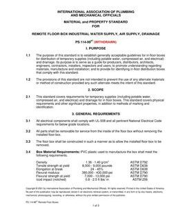 IAPMO PS 114