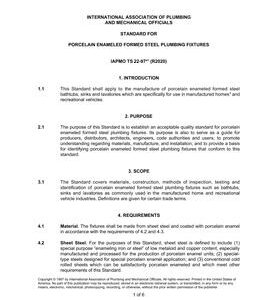 IAPMO TS 22