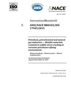 NACE MR0103/ISO 17945