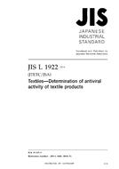 JIS L 1922