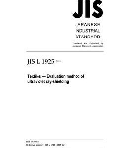 JIS L 1925