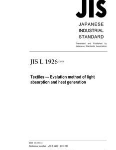 JIS L 1926