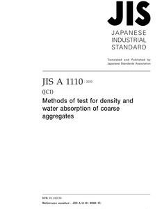 JIS A 1110