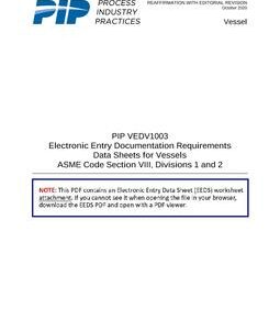 PIP VEDV1003 EEDS
