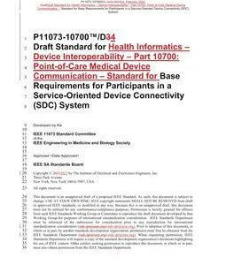 IEEE P11073-10700